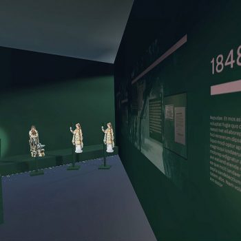 Visualisierung des Raumes zum Bühnenfestspiel;