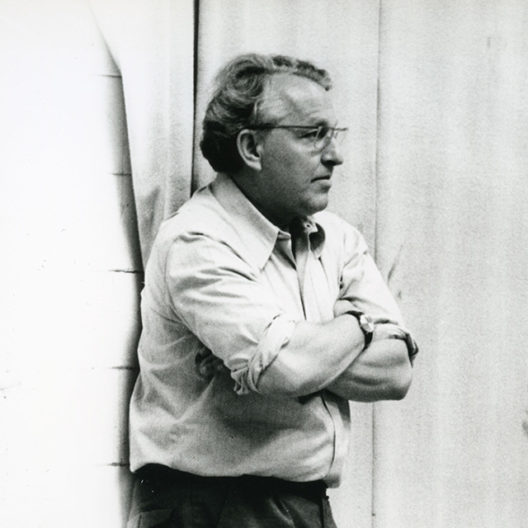 Wolfgang Wagner bei Proben im Festspielhaus, um 1975 (Ausschnitt) – Foto: Lieselotte Strelow © Nationalarchiv der Richard-Wagner-Stiftung, Bayreuth – Zustiftung Wolfgang Wagner