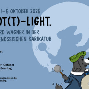 Spot(t)-Light. Richard Wagner in der Karikatur - Motiv für die Familienführung durch die Sonderausstellung