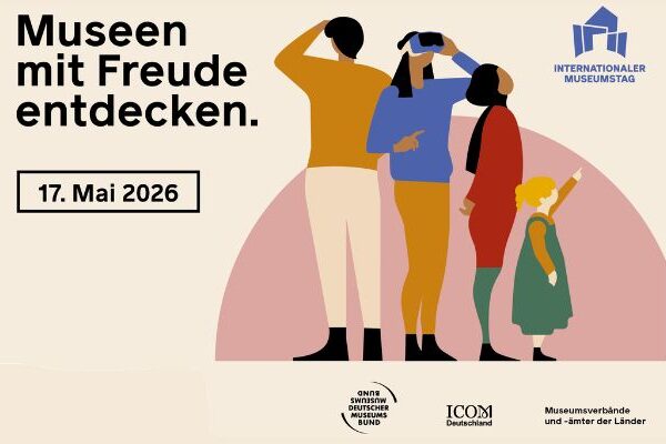 "Museen mit Freude entdecken": Key-Visual für den INternationalen Museumstag 2026