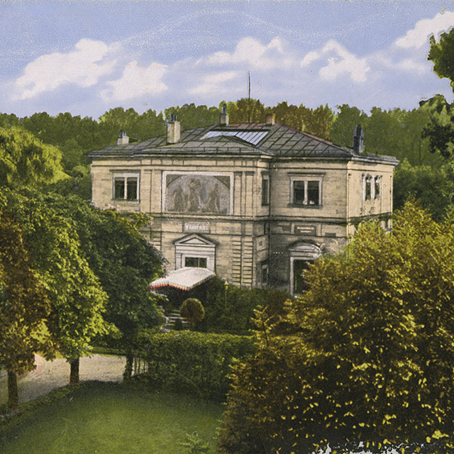 Postkarte Haus Wahnfried, um 1915