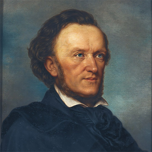 Ölgemälde: Porträt Richard Wagner