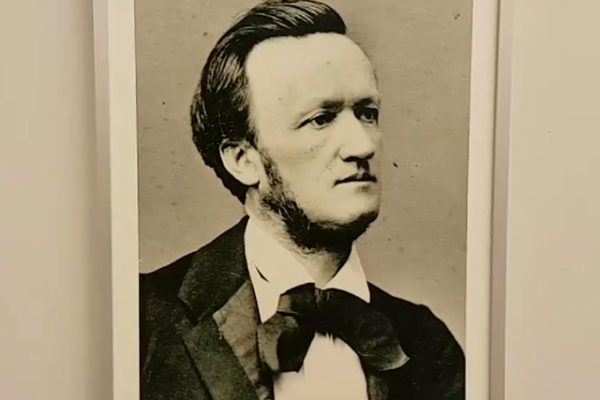 Foto: Porträts Richard Wagners aus den 1860ern in Haus Wahnfried