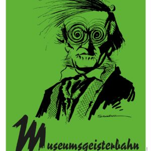 Plakat Museumsgeisterbahn am Richard Wagner Museum, 30. Oktober 2021