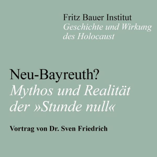 Live-Video zum Vortrag „Neu-Bayreuth? Mythos und Realität“