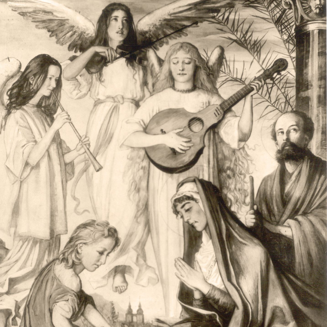 Gemaelde "Die Heilige Familie" Paul von Joukowsky