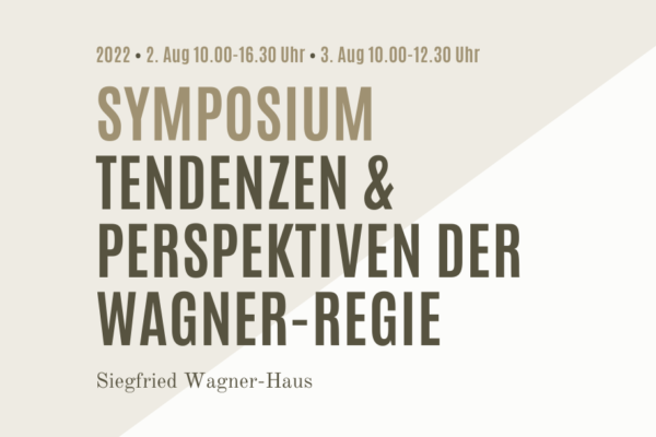 Beitragsbild zum Symposium Wagner-Regietheater 2022