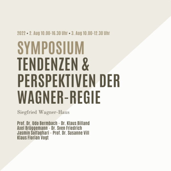 Motiv zum Symposium Tendenzen & Perspektiven der Wagner-Regie 2022