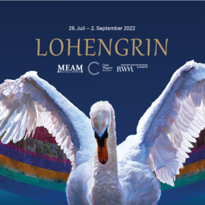 Motiv mit Schwan zur Ausstellung Lohengrin 2022 im RWM