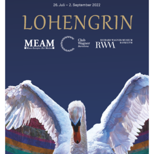 Plakatmotiv Ausstellung Lohengrin 2022 im RWM