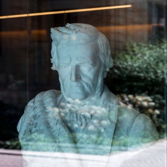 Wagner-Büste im Richard Wagner Museum © Daniel Vogl/dpa